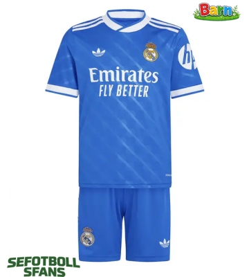 Real Madrid Tredjeställ Barn 2025-26 Kortärmad (+ Korta byxor)